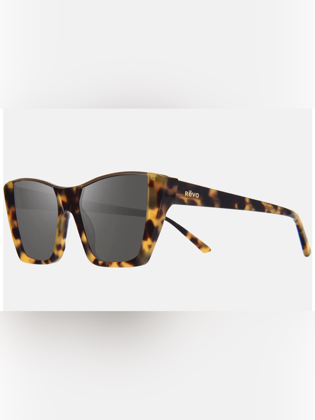 Revo Tortoise Shell Frame Chelsea Sunglasses With Graphite Lenses